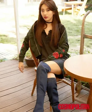 性感美女明星裴秀智时尚画报写真_3