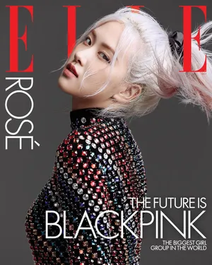BLACKPINK黑色系造型又酷又飒写真图片