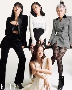 BLACKPINK黑色系造型又酷又飒写真图片_8