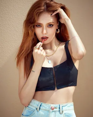 金泫雅明艳性感美妆大片写真图片_7