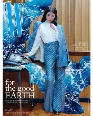 IU李知恩飒美时尚写真图片