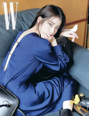 IU可盐可甜森系写真图片