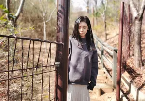 秋瓷炫清甜私服照图片_2