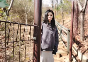 秋瓷炫清甜私服照图片_3