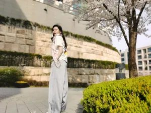 秋瓷炫清新阳光写真图片_2