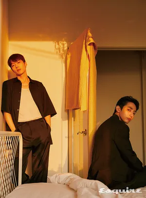张基龙李洙赫Esquire5月刊杂志写真第1张