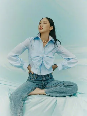 金高银清透优雅大片写真图片_3