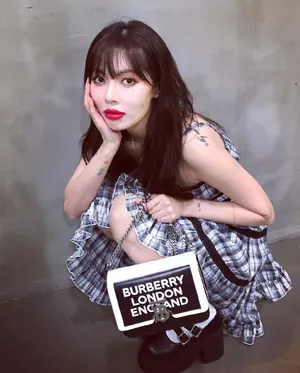 泫雅日系穿搭淑女气质图片