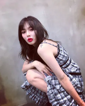 泫雅日系穿搭淑女气质图片_2
