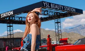 泫雅最新户外杂志写真花絮照图片_5