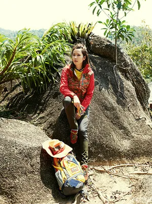 孙艺珍泰国画报  变身丛林女战士4_2