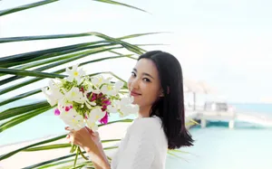 盘点那些人比花魅的女星靓照朴信惠图_26