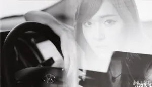 少女时代JESSICA时尚黑白写真_4