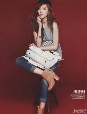 少女时代jessica纽约街头风时尚画报_6