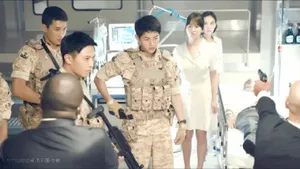 宋仲基太阳的后裔最新剧照图片_4