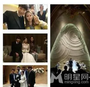 李光洙妹妹结婚图片 赵寅成及众明星捧场