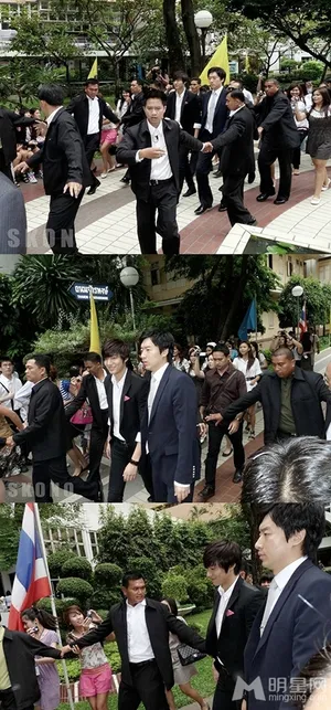 李敏镐现身泰国 尽显天王气场