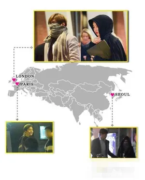 秀智伦敦时尚街拍写真 与李敏镐在拍摄地约会_3