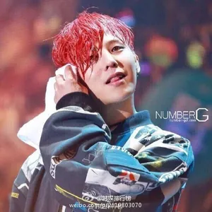 GD权志龙红色头发演唱会高清图片