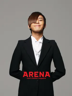 Bigbang Arena权志龙GD杂志画报写真 骚气小红帽_2