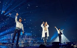 Bigbang回归开唱 TOP崔胜贤鸡冠头搞笑吸睛