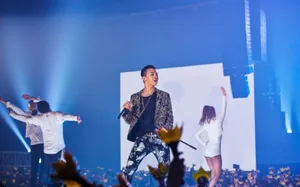 Bigbang回归开唱 TOP崔胜贤鸡冠头搞笑吸睛_5