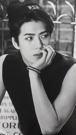 EXO吴世勋朴灿烈Céci杂志8月刊帅气画报写真图_2