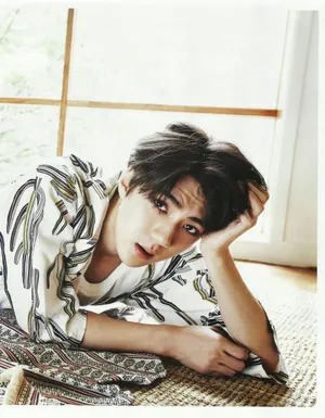EXO吴世勋朴灿烈Céci杂志8月刊帅气画报写真图_7