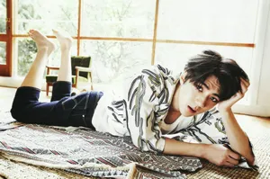 EXO吴世勋朴灿烈Céci杂志8月刊帅气画报写真图_12
