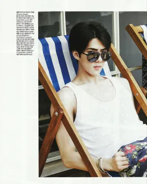EXO吴世勋朴灿烈Céci杂志8月刊帅气画报写真图_3