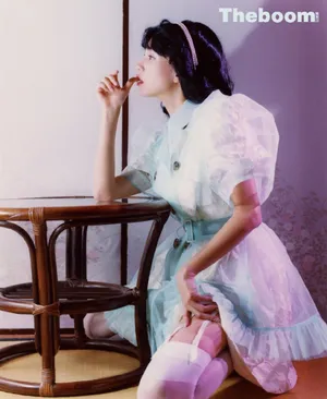 水原希子丝绒连体衣复古封面写真图片_7