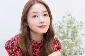 石原里美印花长裙最新采访照图片第1张