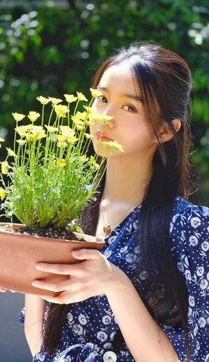 木村光希碎花裙温柔清纯写真_3