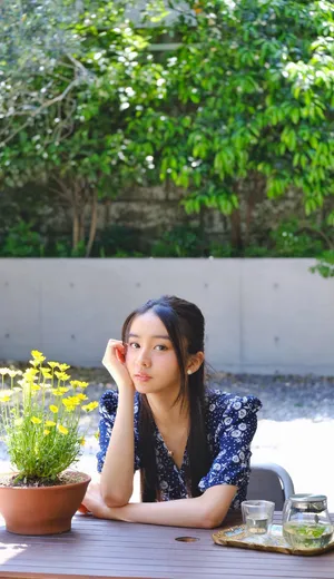 木村光希碎花裙温柔清纯写真_4