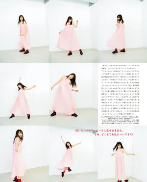 广濑铃粉裙杂志性感写真_2