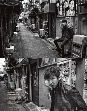 木村拓哉黑白风质感写真图片_2