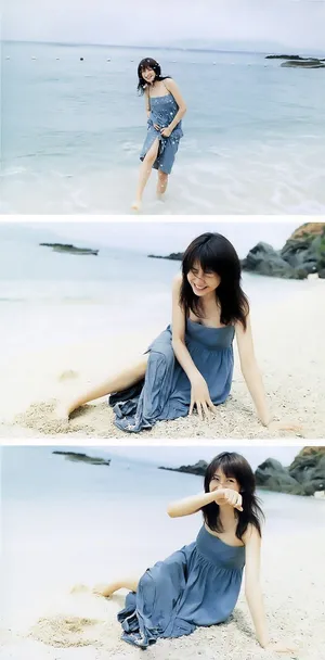 长泽雅美海边清纯养眼写真图片_3