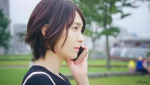 日本女神新垣结衣唯美短发图片_8