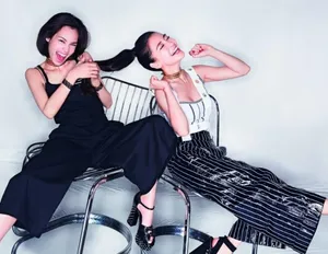 baby水原希子齐登封面 姐妹花抛胸秀美腿_3