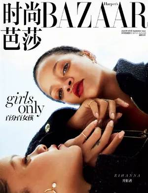蕾哈娜造型多变红唇霸气又美又酷写真图片_7