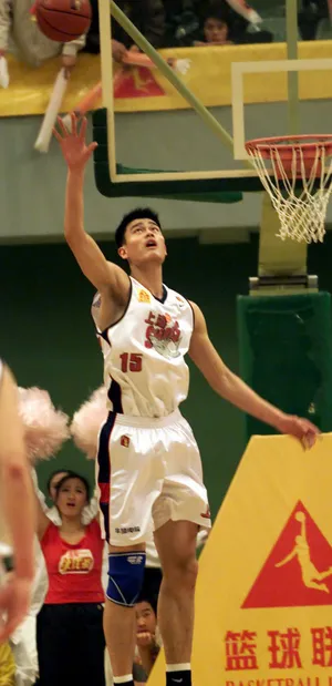 NBA名人堂“小巨人”姚明球星图片_5