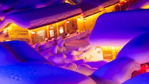 雪乡夜景图片大全_2