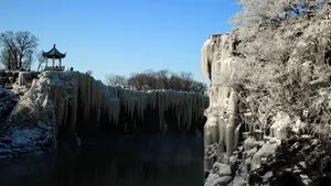 镜泊湖瀑布图片_6