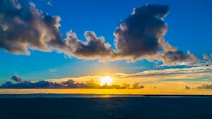 海边落日夕阳风景图_4