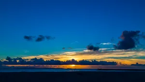 海边落日夕阳风景图_8
