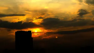 夕阳晚霞风景图片_6