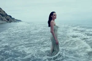 安吉丽娜·朱莉海边性感写真图片_2