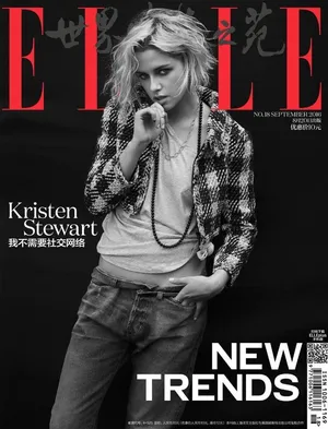 克里斯汀·斯图尔特白金短发性感写真图片