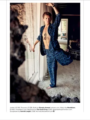 汤姆·赫兰德性感养眼杂志写真图片第1张