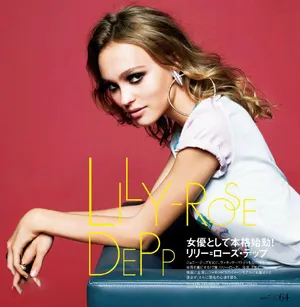 Lily Rose Depp莉莉 罗丝 德普杂志《ELLE》写真图片_2